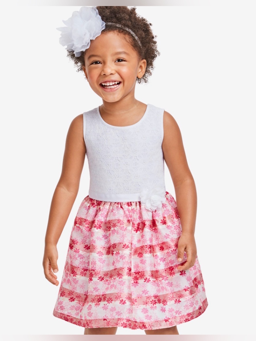 🔥 $29.95 The Children’s Place Baby Girl Lace Floral Knit Dress Sz 2T 🔥
